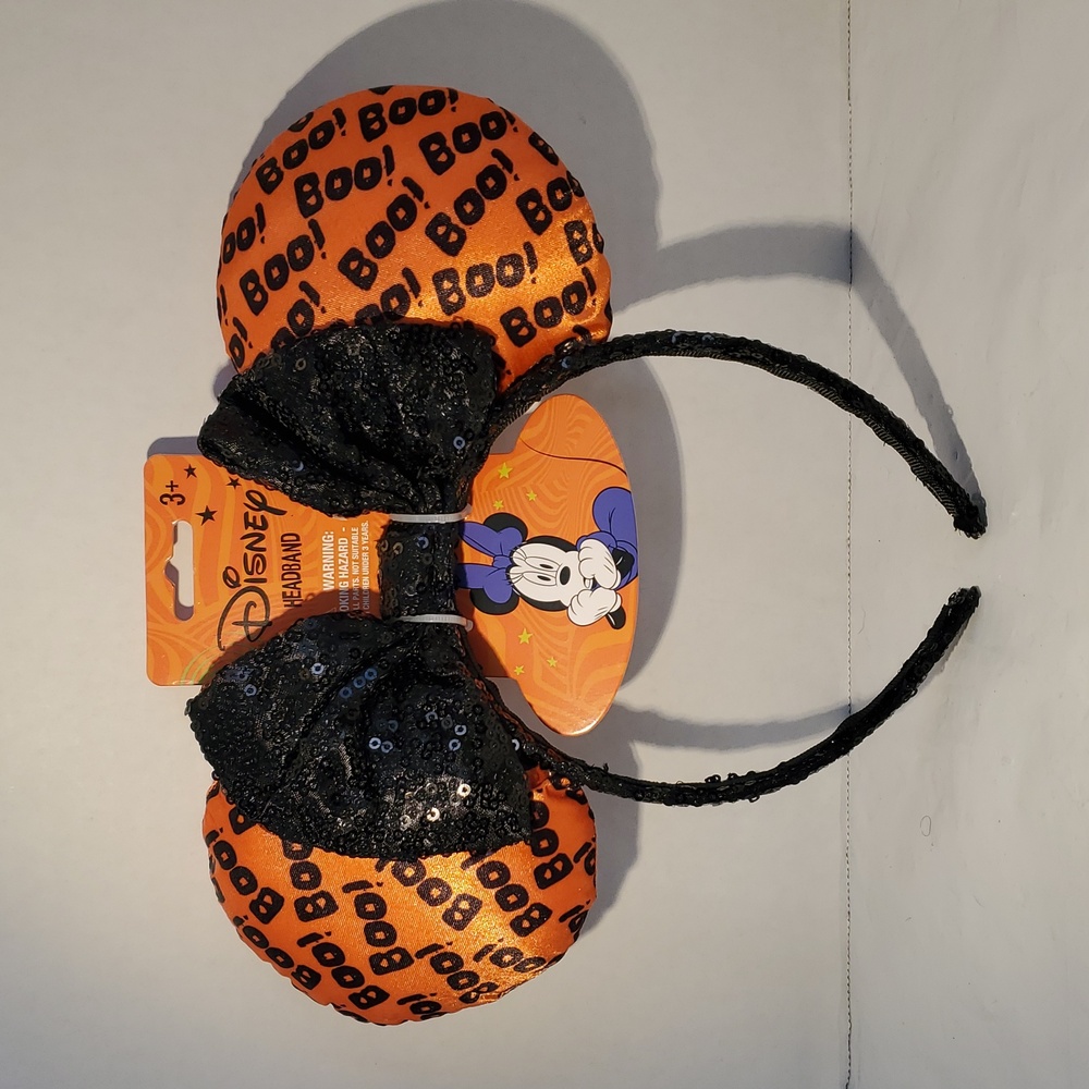 🎃Disney Minnie Mouse Halloween Headband - Black and Orange